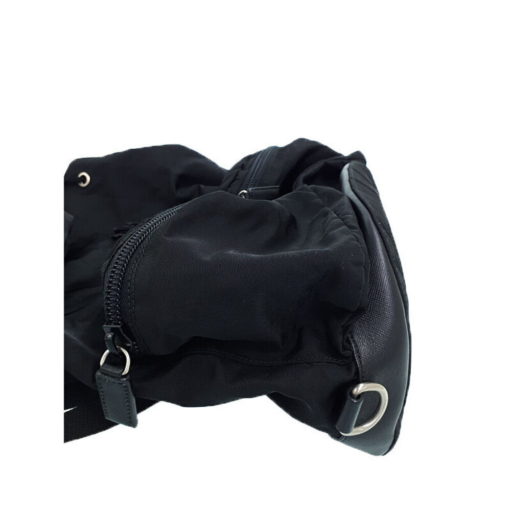 PRADA Two Pocket Tessuto Backpack Rucksack Daybag Black - Picture 9 of 9